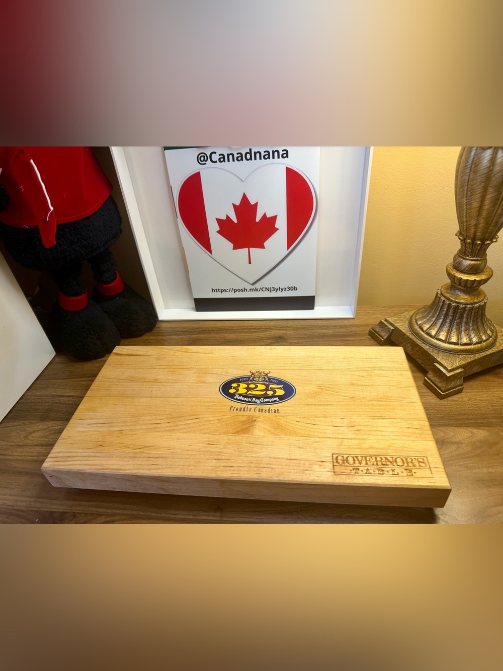 Hudson's Bay Company -325th Anniversary Commemerative Charcuterie Board
